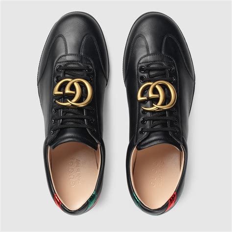 gucci men shoes leather authentic